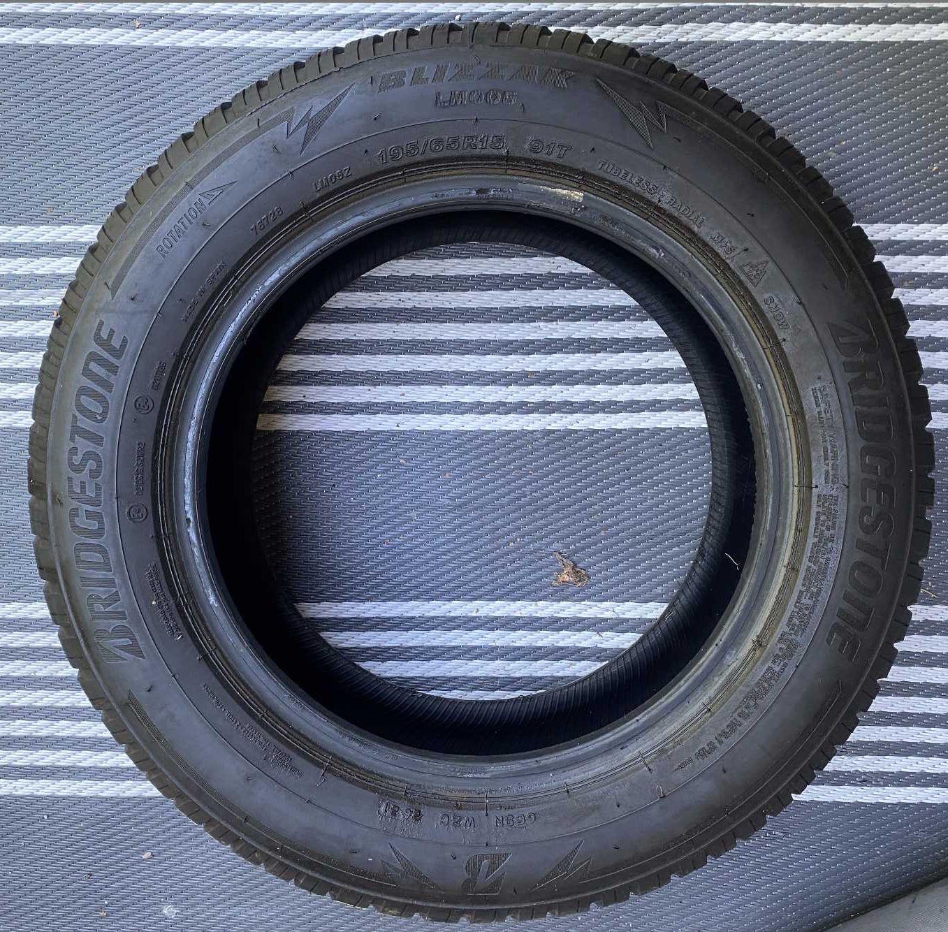 używane opony zimowe bridgestone