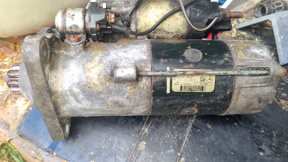 Motor arranque  24 V camião  Mercedes