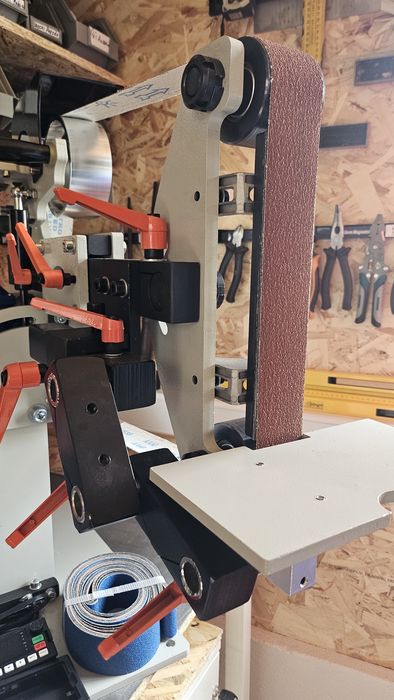 Lixadeira de cinta Belt Grinder com bancada