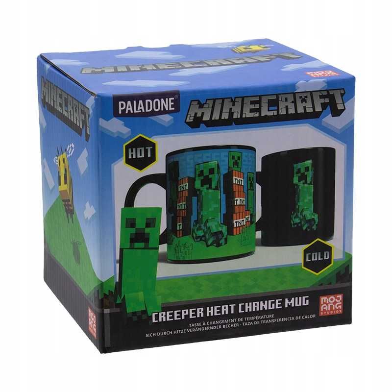 KUBEK MINECRAFT CREEPER / Tnt Boom / Zmienia wygląd /Nowy Poznań