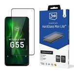 Szkło hartowane 3mk HardGlass Max Lite Black na Motorola Moto G55/5G