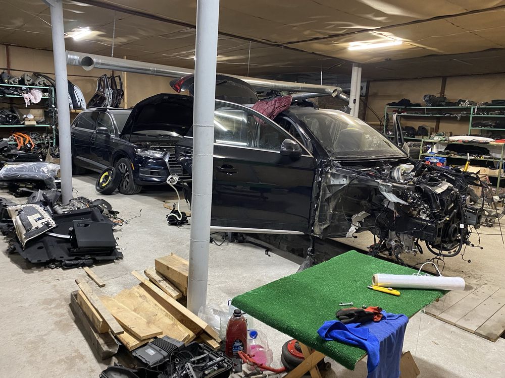 Розборка Шрот Audi Q3-83A Q5-80A Q7-4M Разборка W1/X5R синя