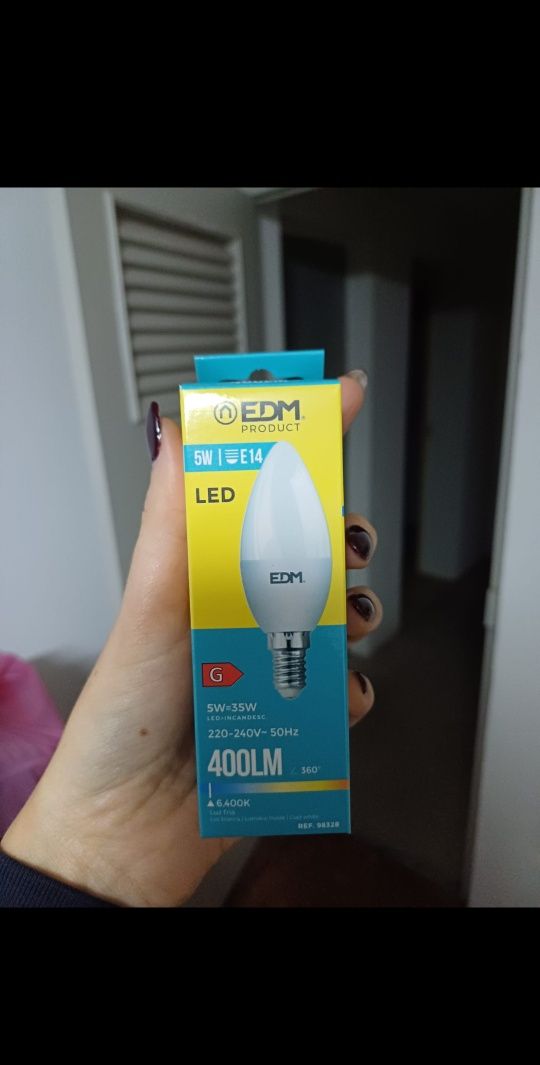 EDM lâmpada LED E14 5W