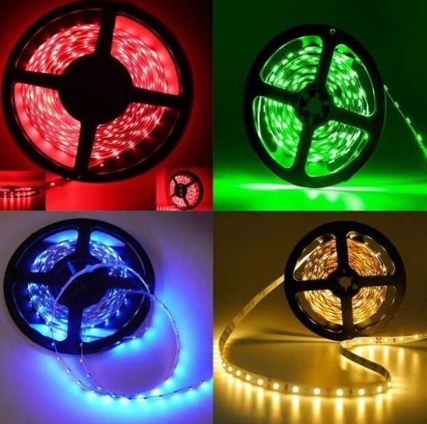 Яскрава LED стрічка + ПУЛЬТ на 16 кольорів у ПОДАРУНОК! Файна лента!