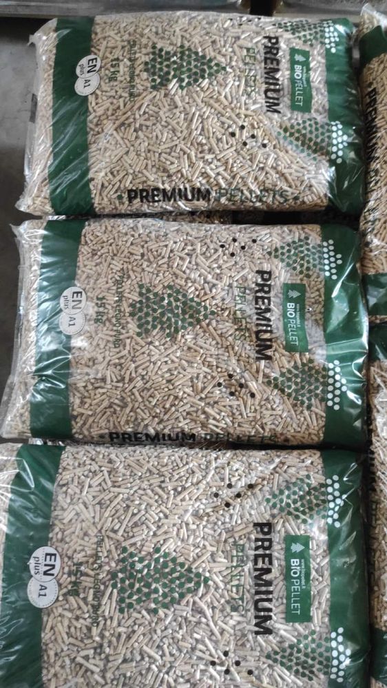 Pellet drzewny DIN Plus A1 - iglasty 15kg -