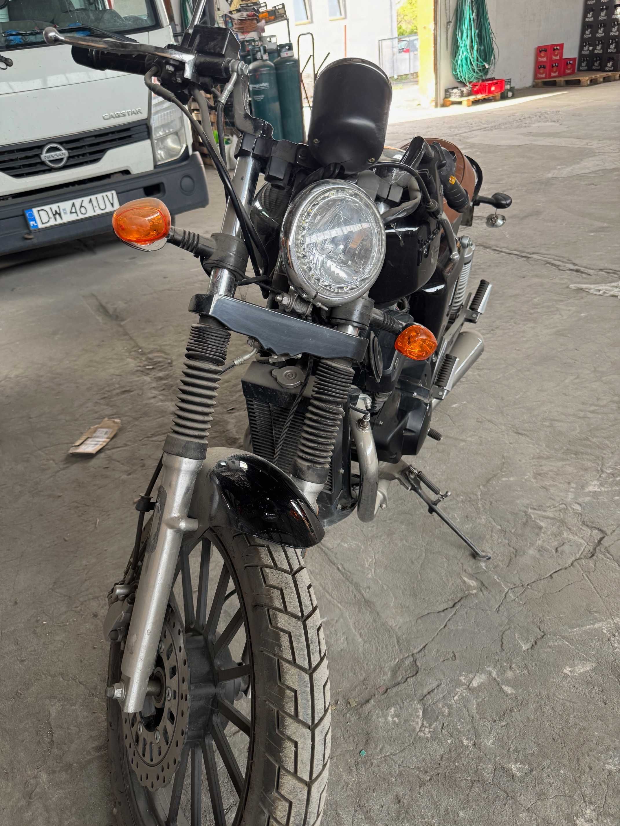 Junak M14 powypadkowy cafe racer