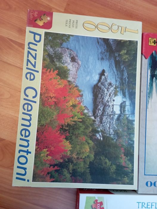 Puzzle 6 pudełek 8 obrazków