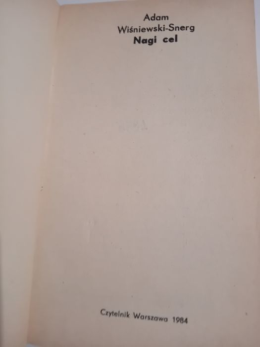 Adam Wiśniewski-Snerg Nagi cel