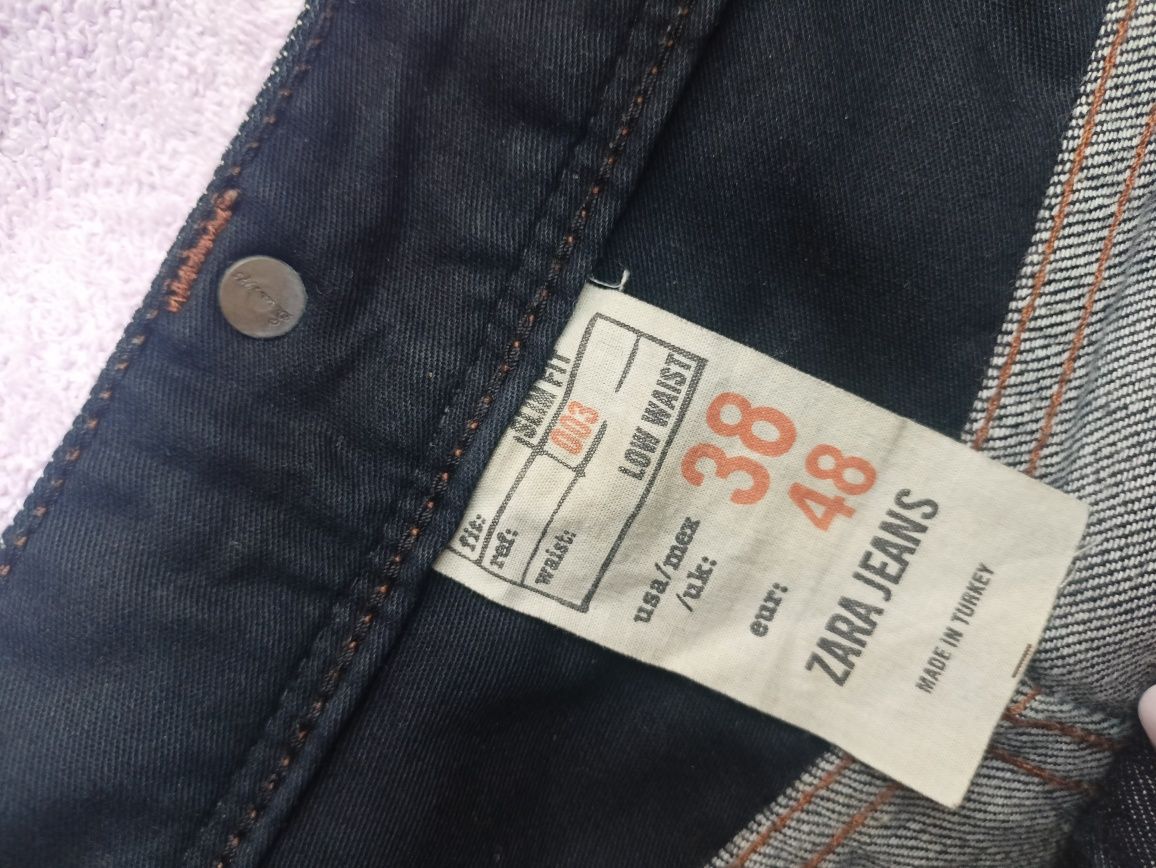 Spodnie jeansowe Zara męskie 48