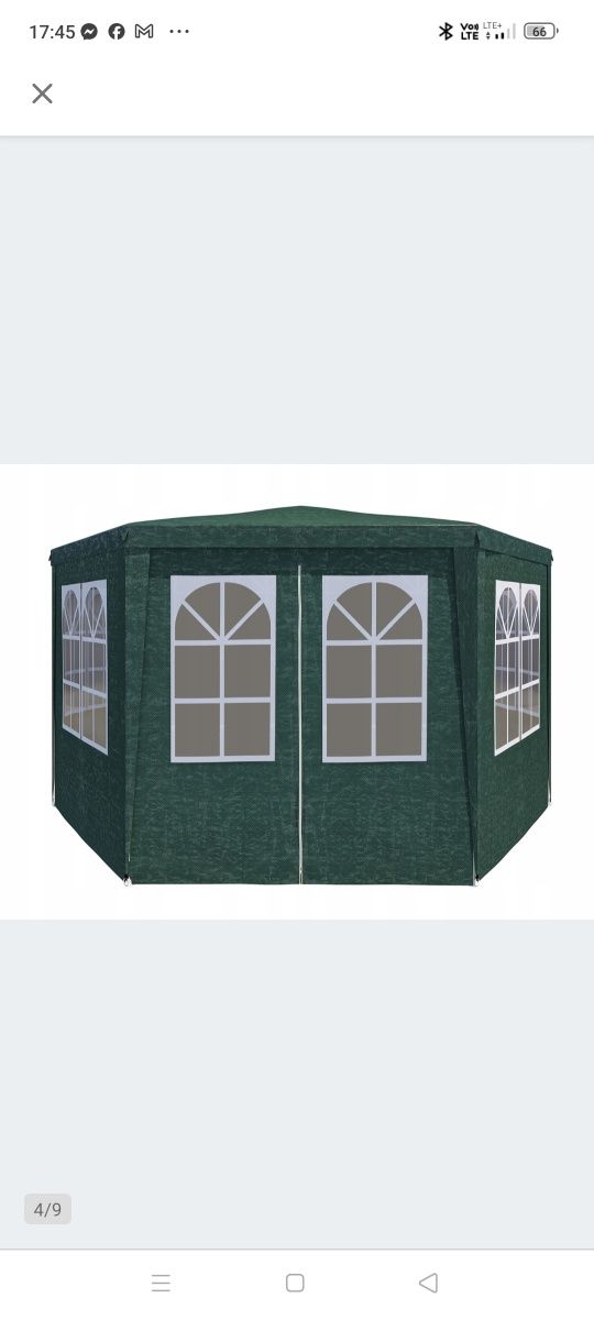 Namiot Pawilon Ogrodowy 4x4 m (altana)