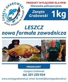 Zanęta Leszcz nowa formuła zawodnicza 1kg