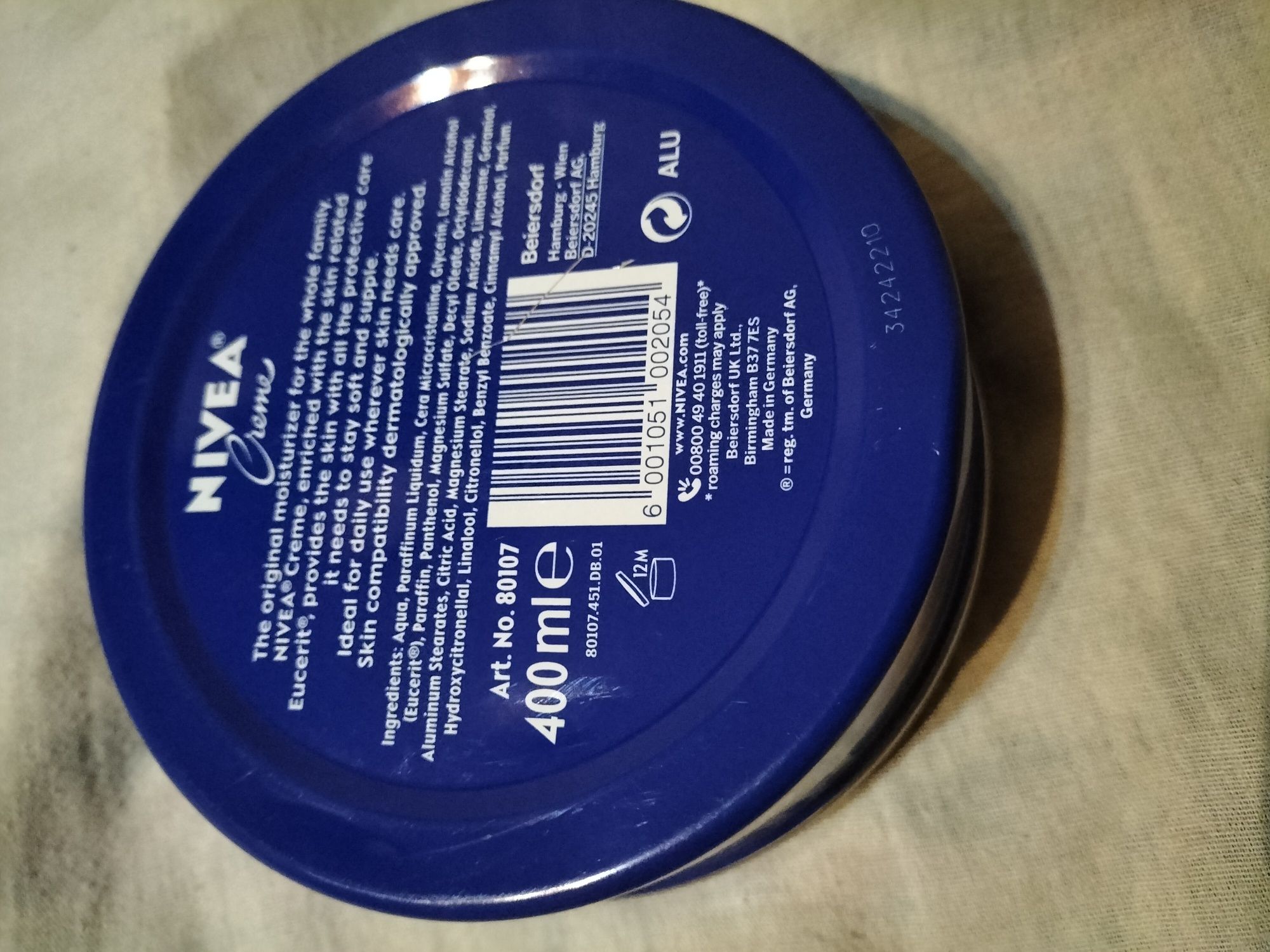 Krem Nivea creme 2x 400ml.