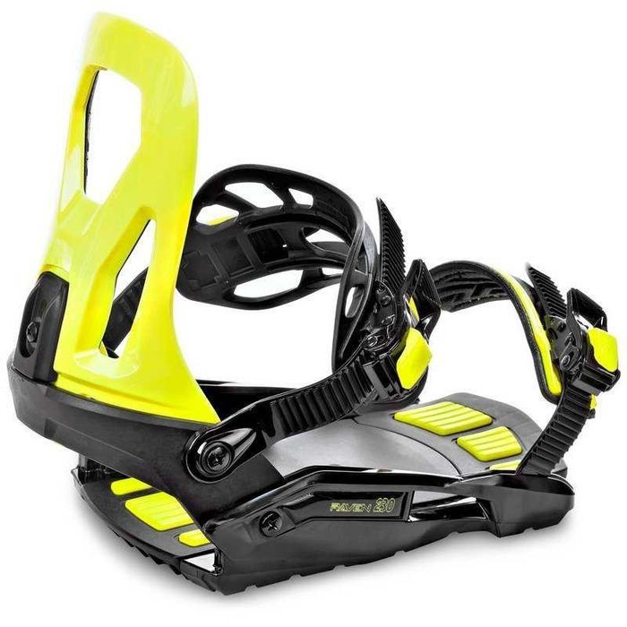 Wiązania snowboardowe Raven s230 (black/lime), roz. M/L (42-46)