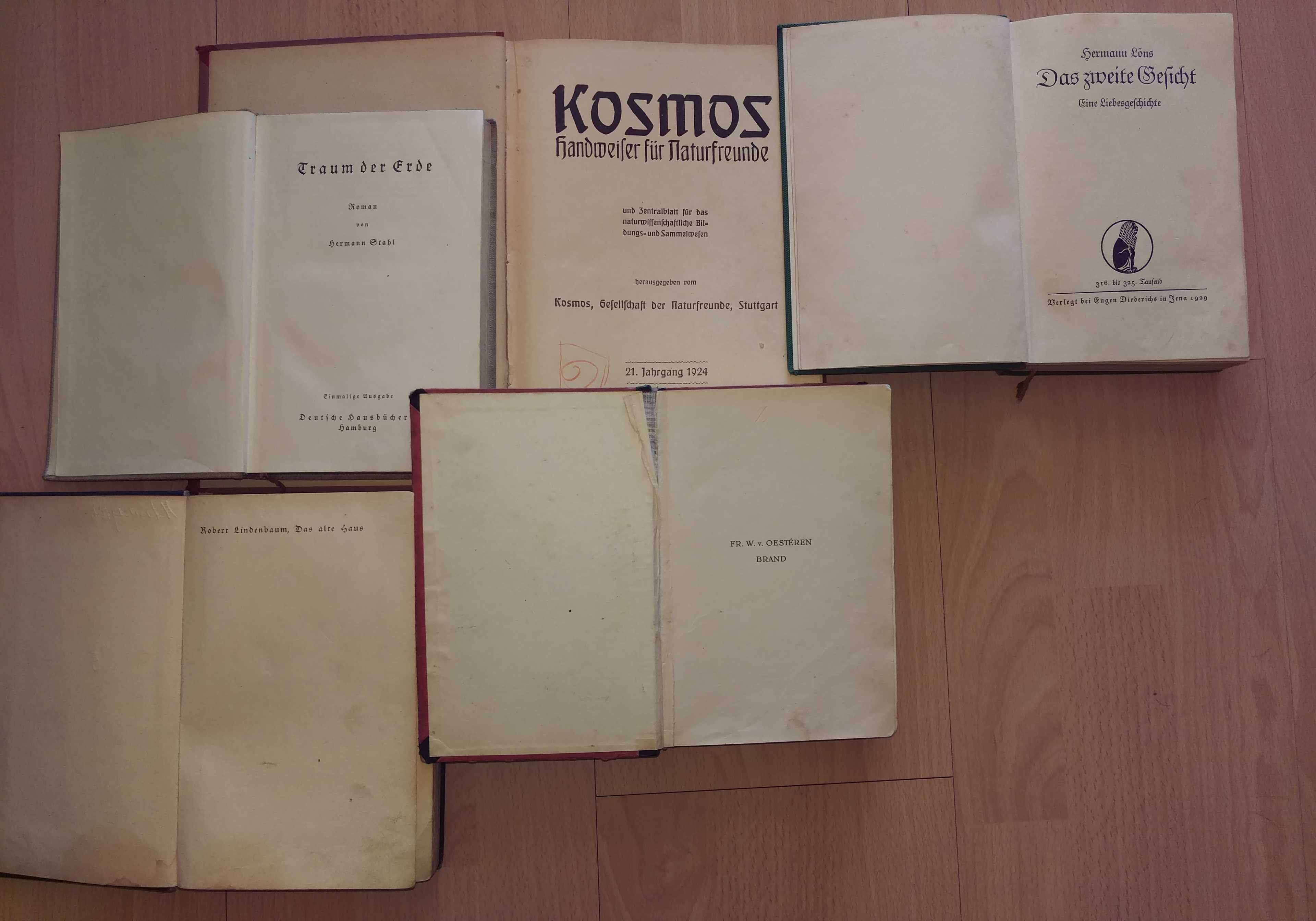 Książki niemieckie antyk1924 Zamienię na komputer pc