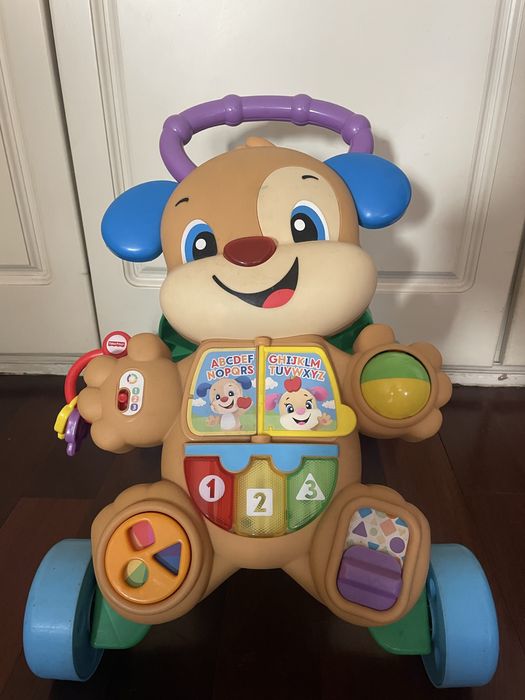 Fisher-Price Aprender e brincar Andarilho Cãozinho Primeiros Passos