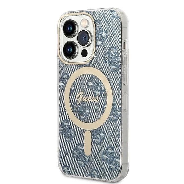 Etui Guess 4g Print MagSafe na iPhone 14 Pro Max + ładowarka indukcyjn