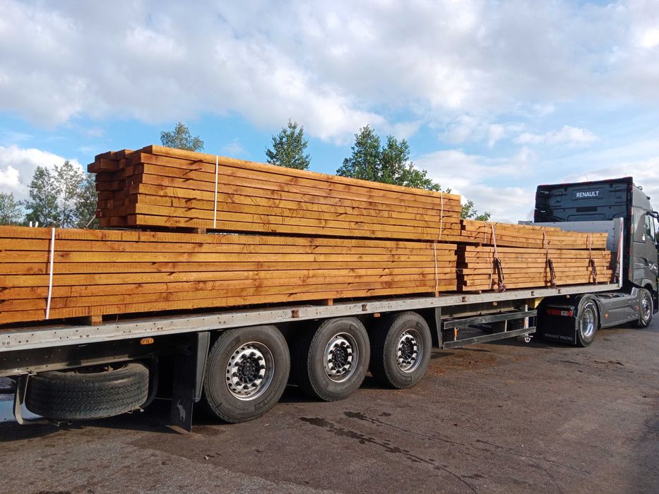 Tartak Więźba Dachowa Drzewo Drewno Budowlane-Deski -Kantowki