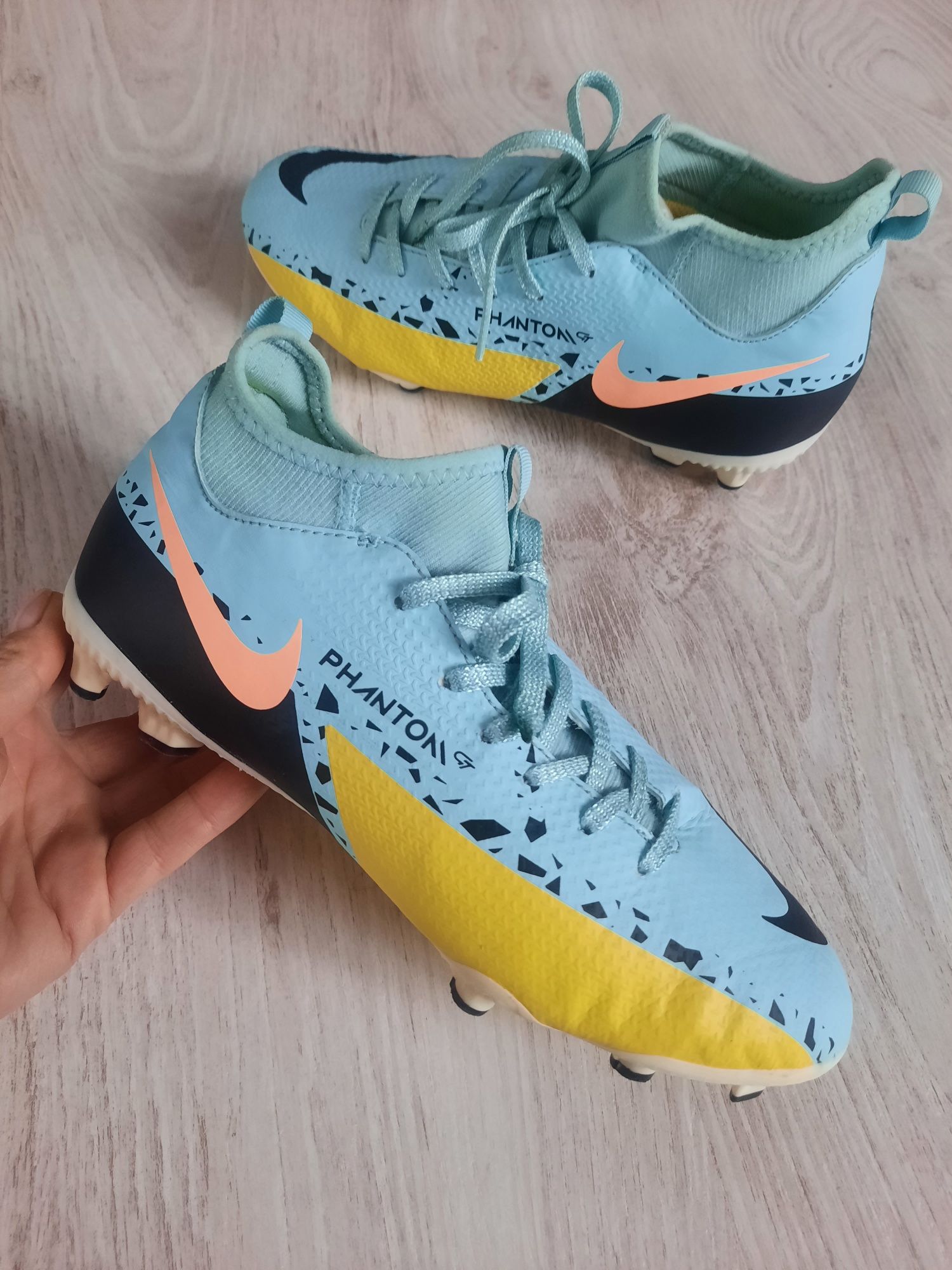 Бутсы Nike Phantom GT II Academy с чулком копочки копы бампы 37-37.5