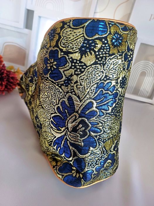 Torebka Wieczorowa - Złoto niebieska