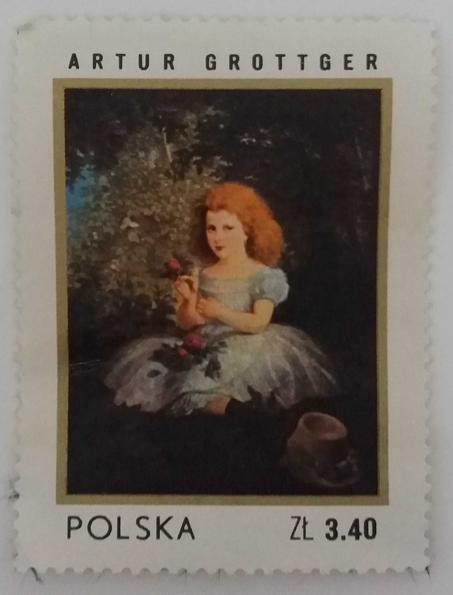 Znaczki pocztowe, Polska 1972, Dzień znaczka -malarstwo polskie, 4 szt