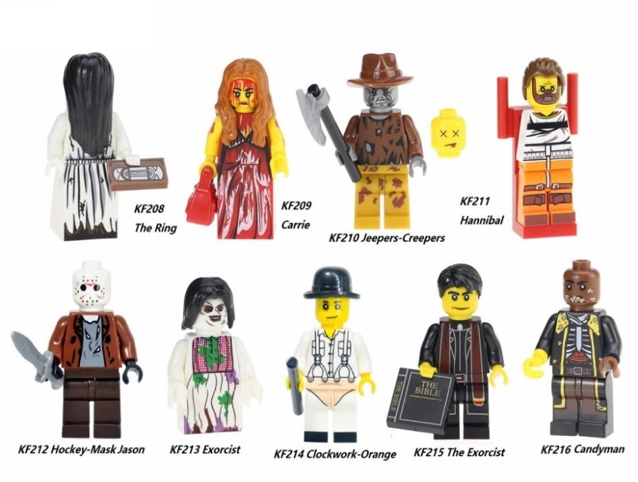 Filmes Terror tipo Lego - outras figuras fotos seguintes