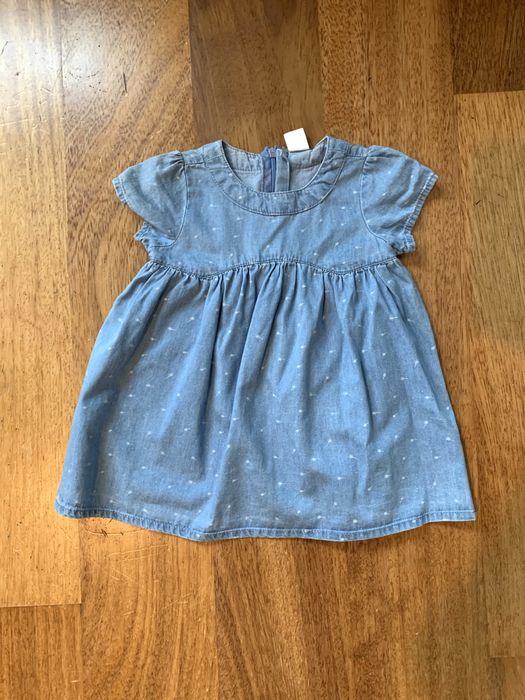 Sukienka z krótkim rękawem jeans Cool Club r. 80