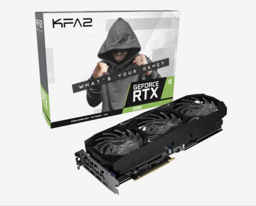 Najlepszy RTX 3090 OC z 24GB Vram, RGB i 4 wentylatorami