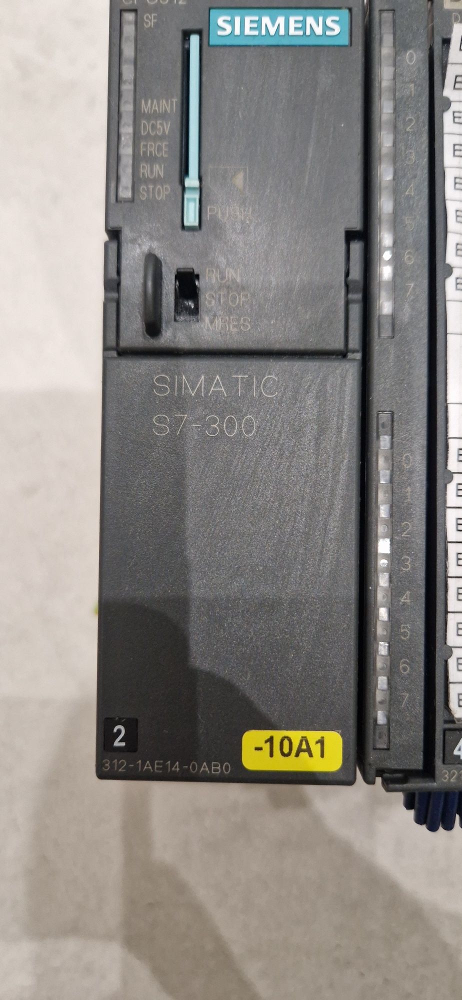 Siemans S7 simatic CPU  312-1AE14 + 321-1BL00 + 322-1BH01