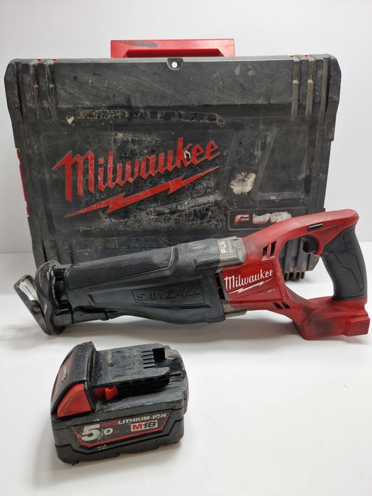 Piła szablasta MILWAUKEE + Bateria 5.0 AH Walizka