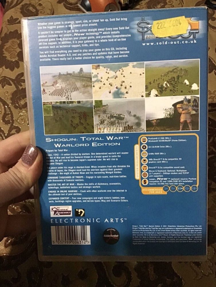 PC ПК гра Shogun Total War игра диск ліцензія