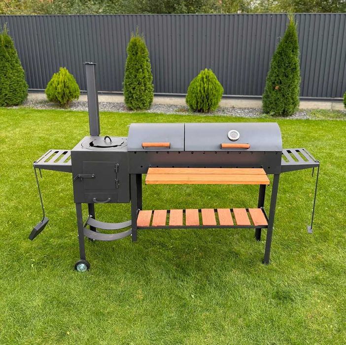 Бомбезний мангал 5 мм з пічкою - ВСЕ В КОМПЛЕКТІ!