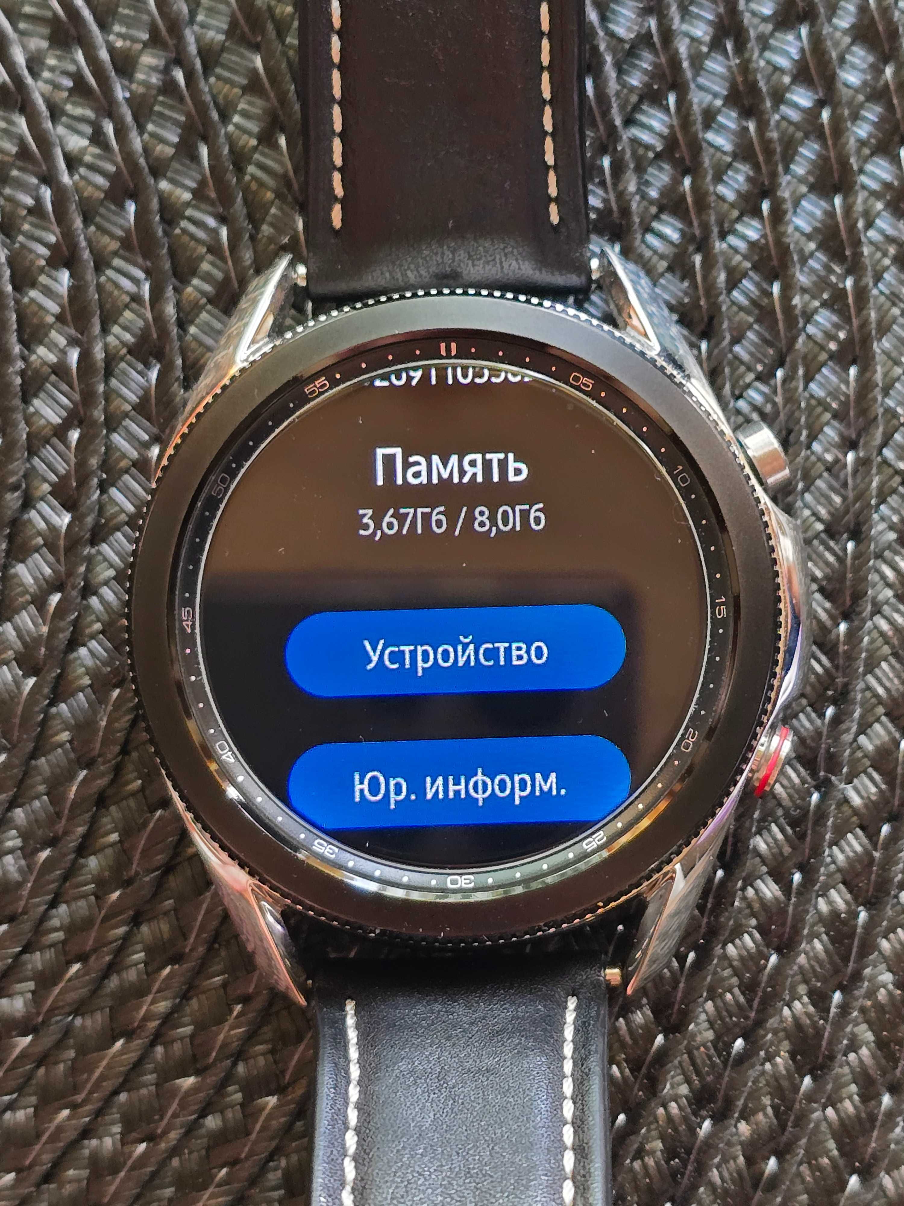 Samsung Galaxy Watch 3 45mm R845 / E-sim / LTE /GPS / Идеальное сост.