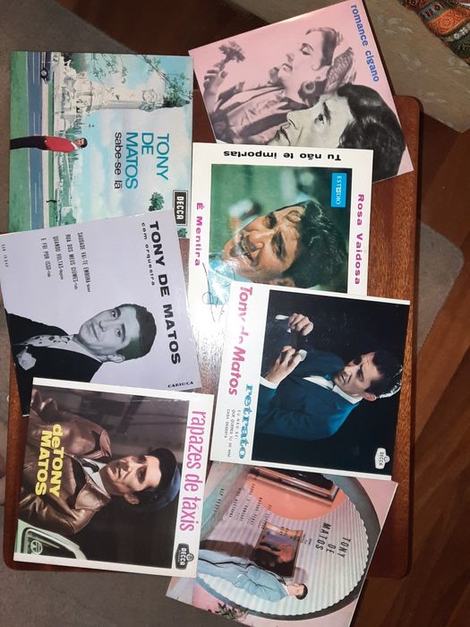 15 Vinis 45rpm Tony de Matos anos 60/70