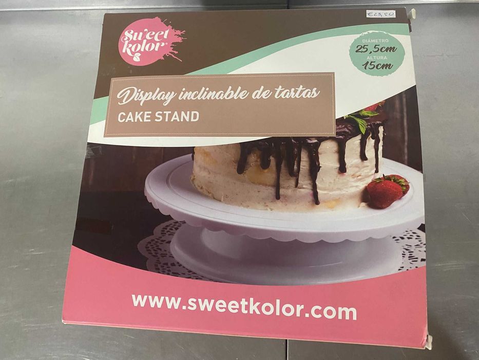 Prato Giratório com Display de Inclinação – Novo