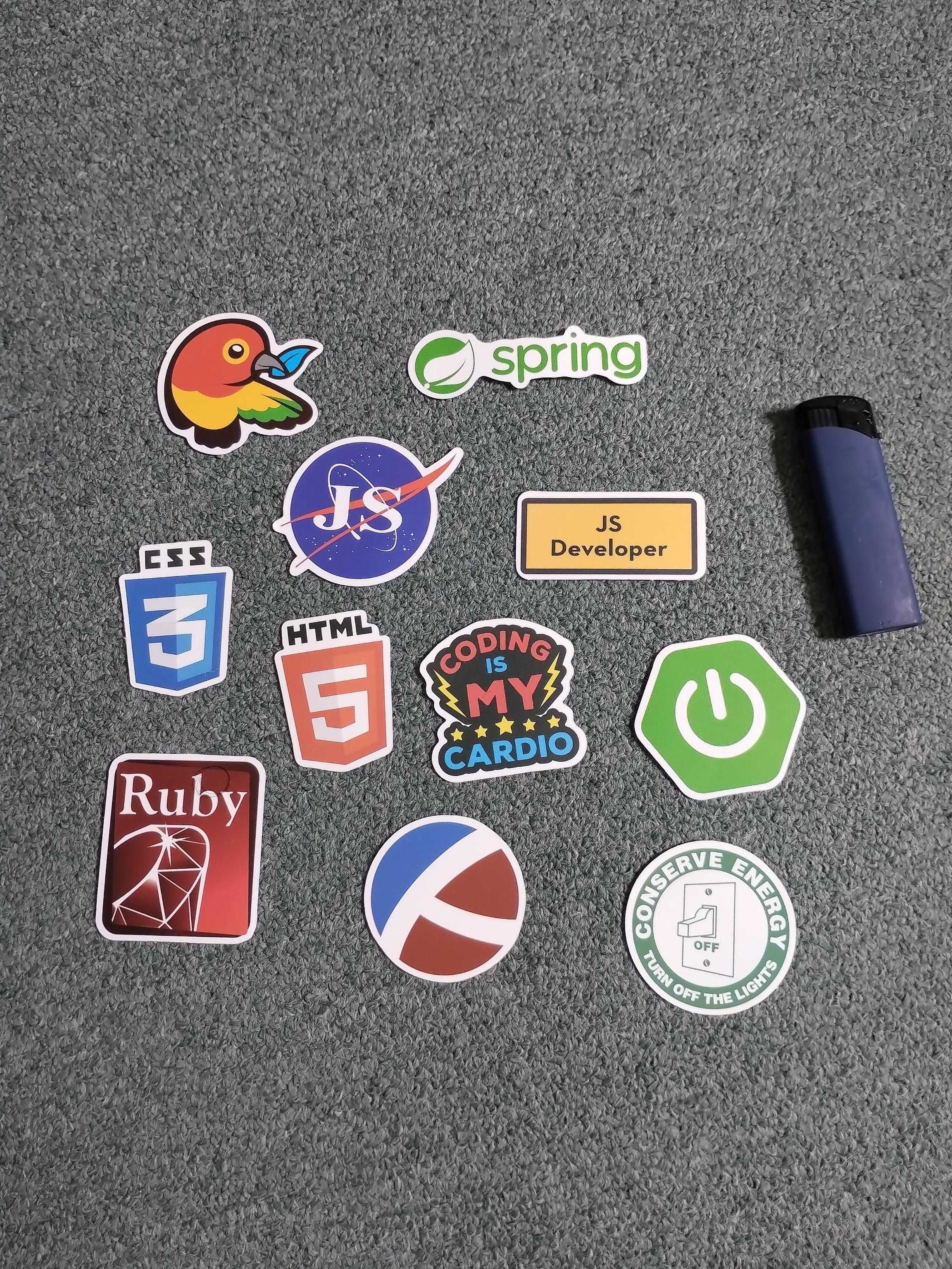 Naklejki laptop | informatyka | komputery | programowanie | wlepy NOWE