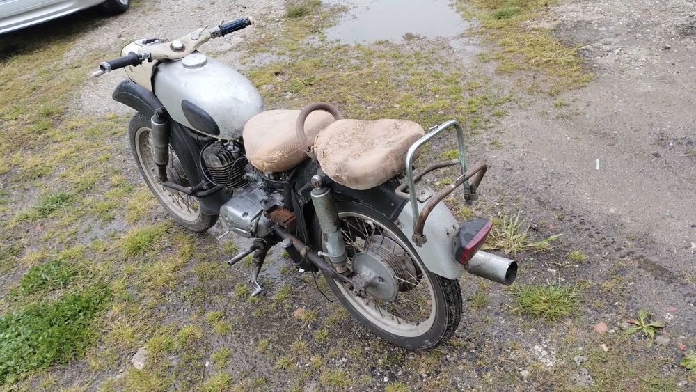 Motor Motocykl MZ ES 150 z Niemiec 1975r na chodzi ZSCHOPAU Trophy
