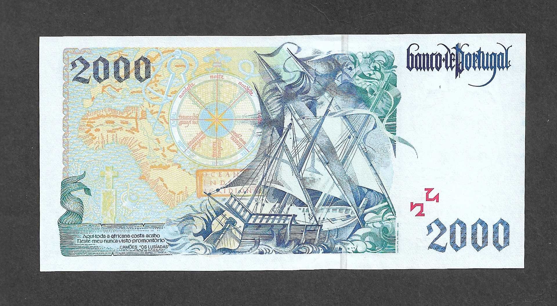 Nota de 2000 Escudos - chapa 2