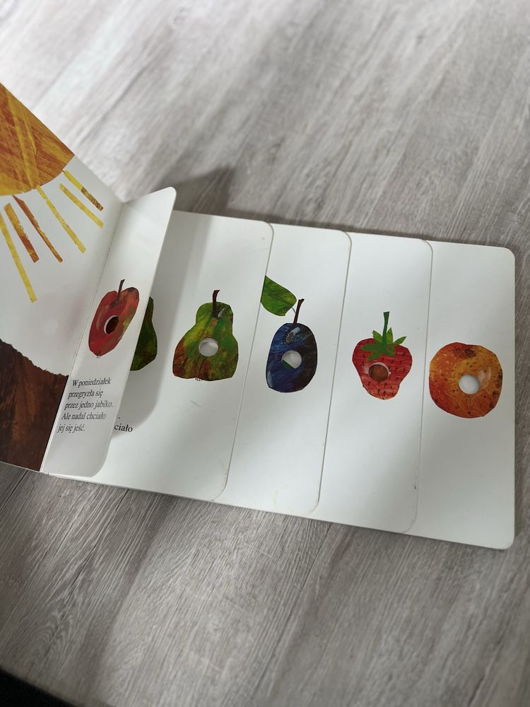Bardzo głodna gąsienica eric carle duza