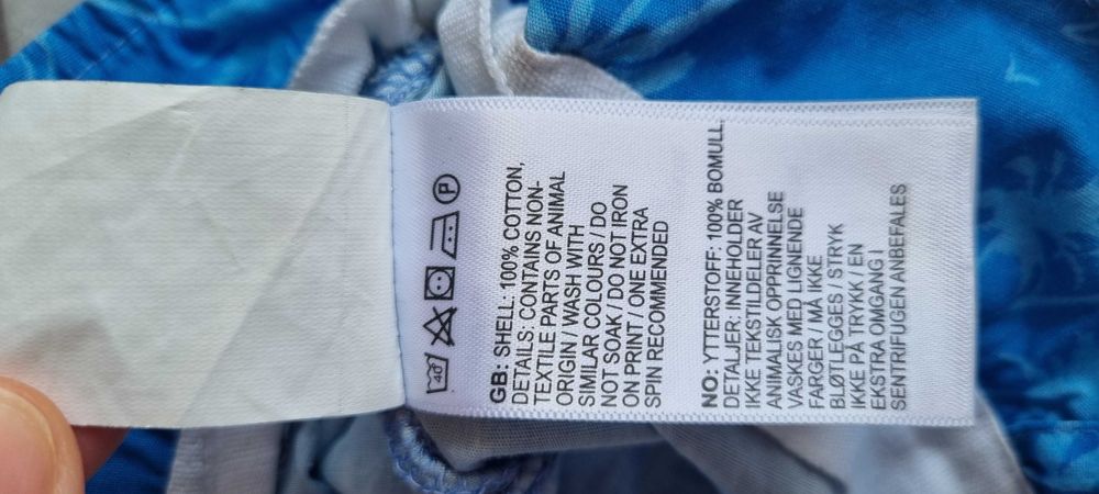 Czapeczka kapelusik bawelniany na lato Cubus 74 do 80 w palmy