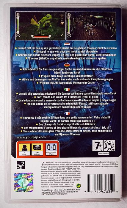 Medievil Resurrection PSP
