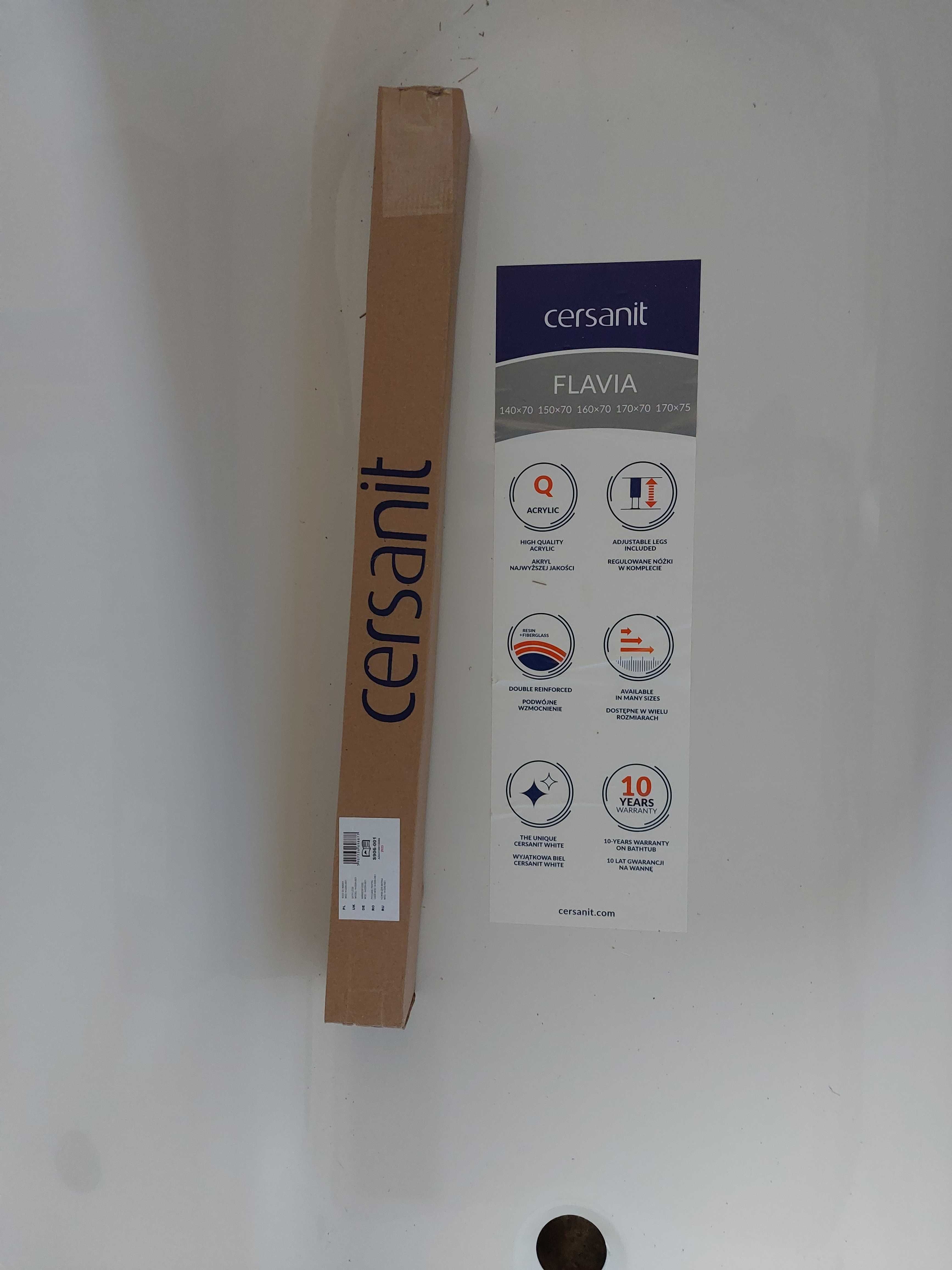 Wanna Cersanit Flavia 160×70 Nowa