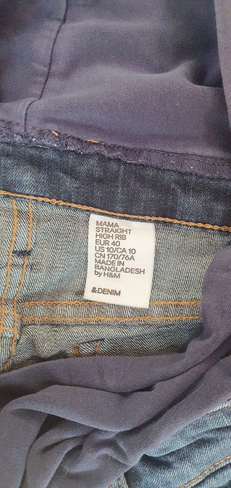 Spodnie ciążowe jeans H&M 40/L