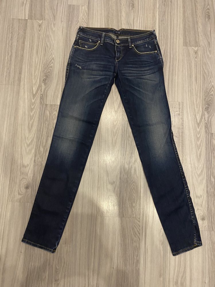 damskie spodnie jeansowe armani jeans