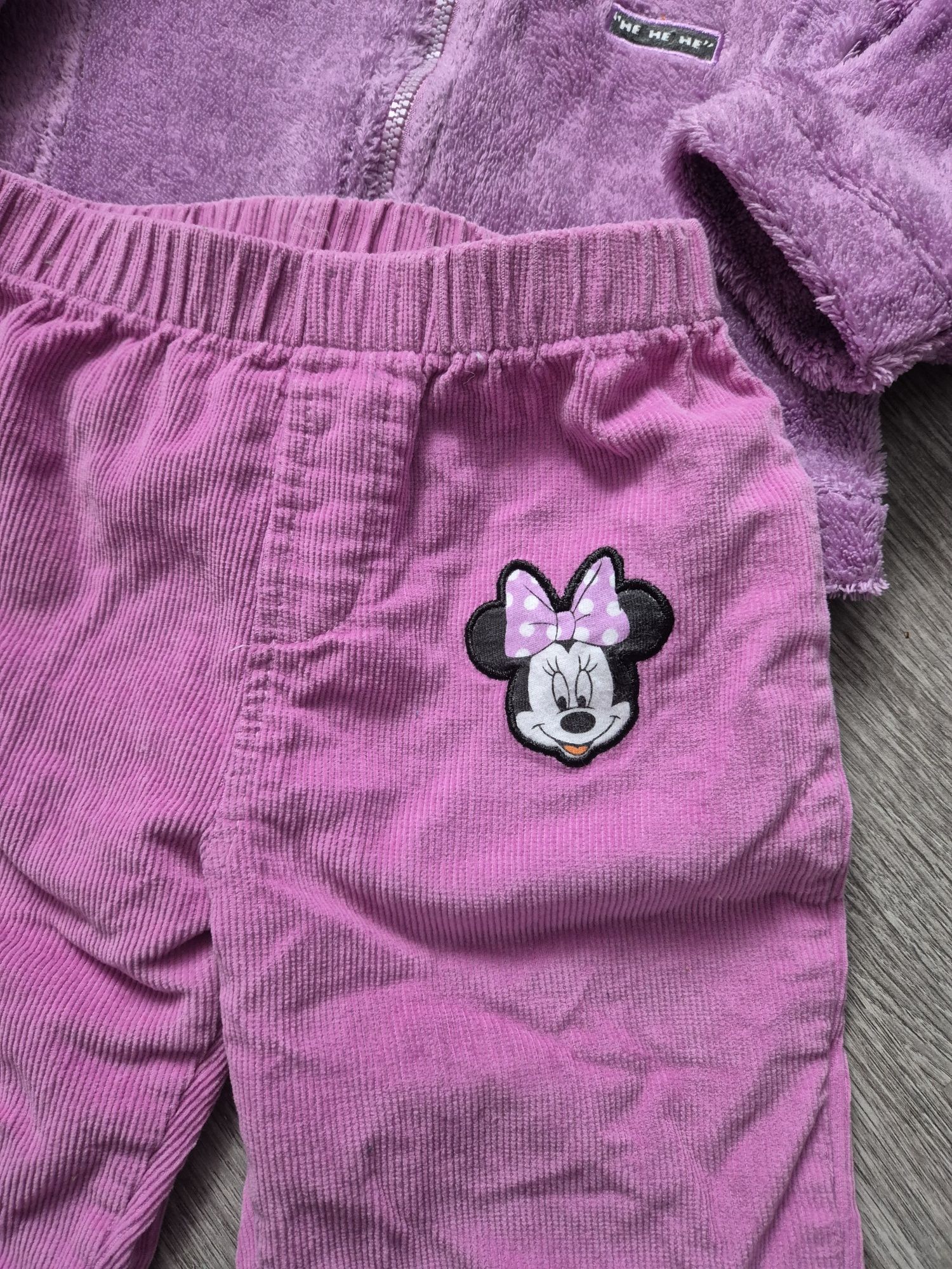 Spodnie I bluza polar myszka minnie 86 100% cotton