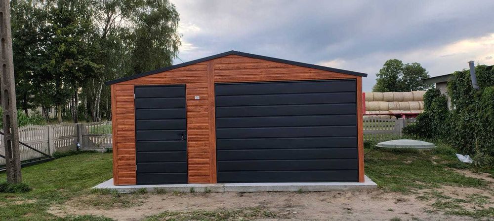 Garaż Blaszany, Blaszak, 5 x 6 Złoty Dąb + FILC