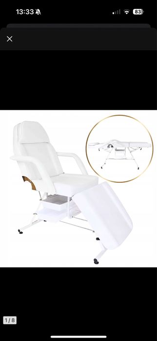 Fotel kosmetyczny hydrauliczny