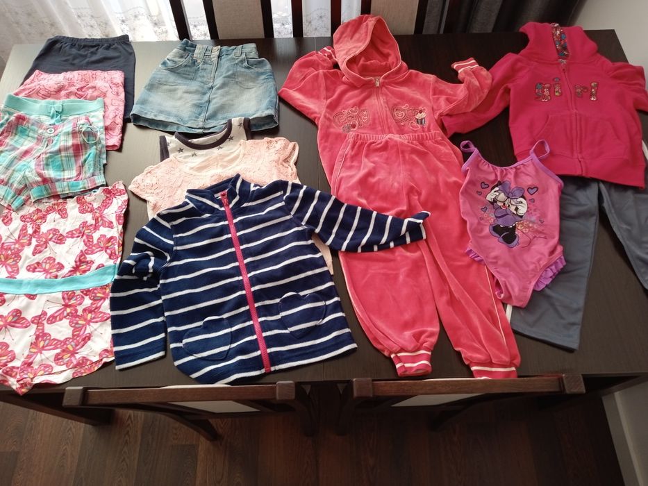 Mega paka 98-104 dla dziewczynki paka 17 szt