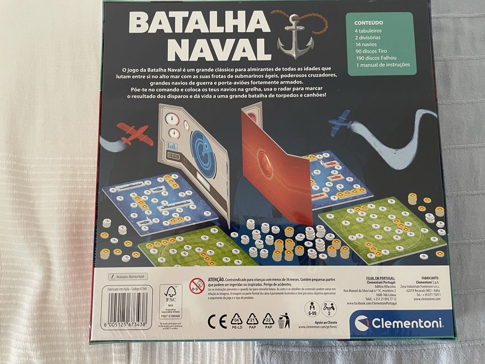 Jogo Batalha Naval da Clementoni