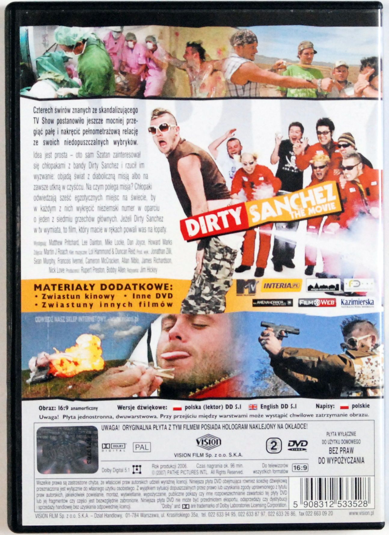 DVD Dirty Sanchez The Movie