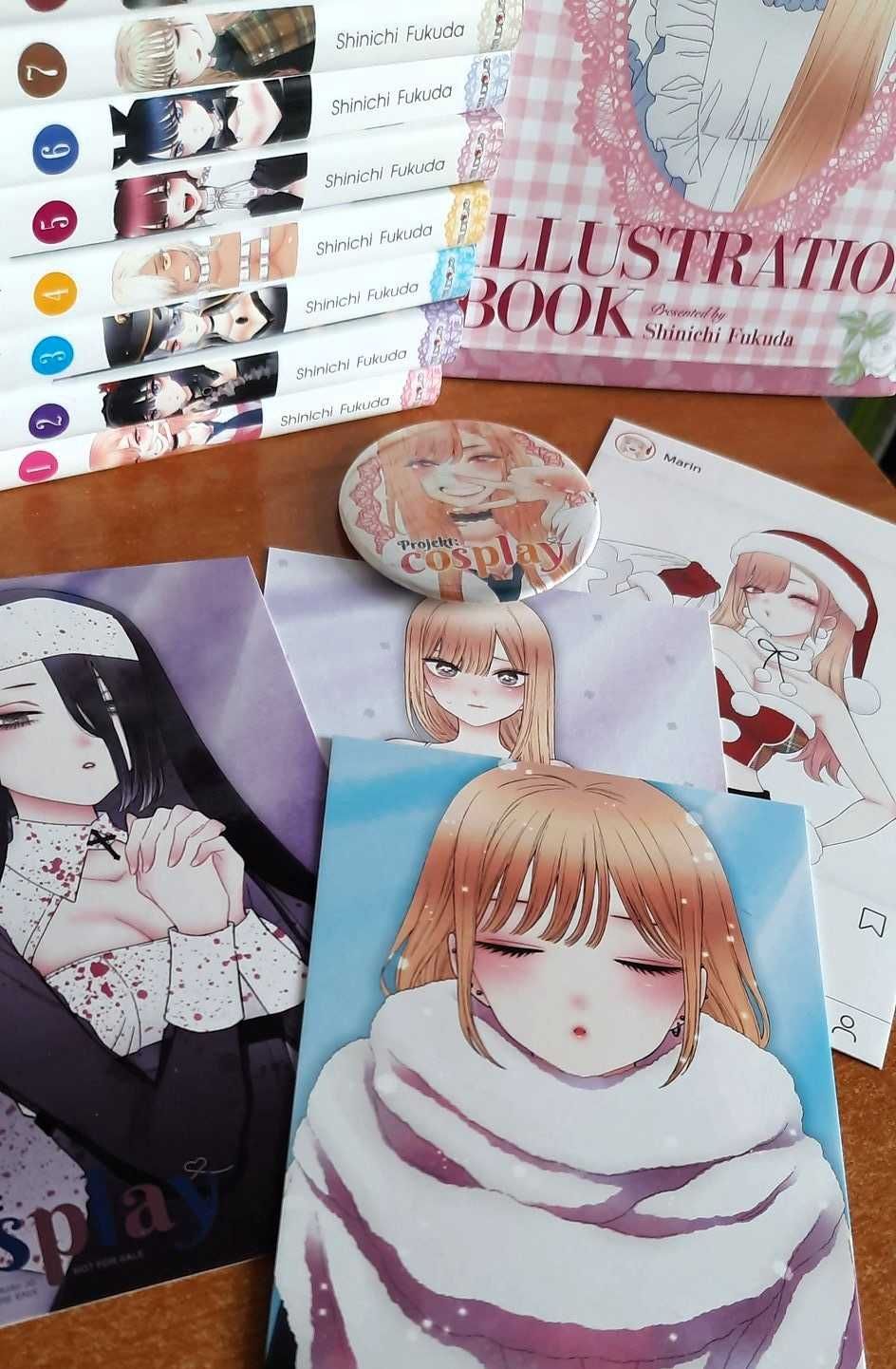 Projekt Cosplay komplet manga 1-12 + karta festiwalowa + dodatki